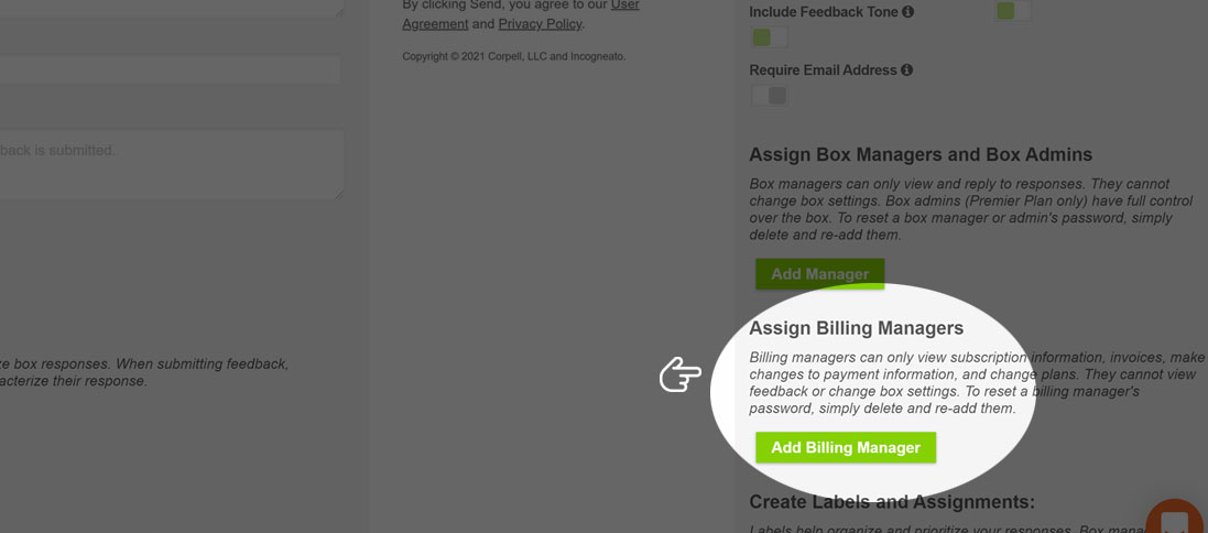 How To Add A Billing Manager Incogneato